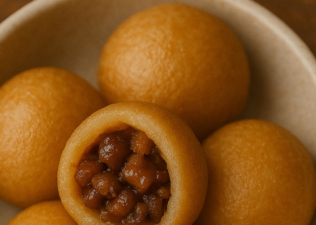 Deep Fried Sticky Pork Dumplings 鹹水角 2 pc.