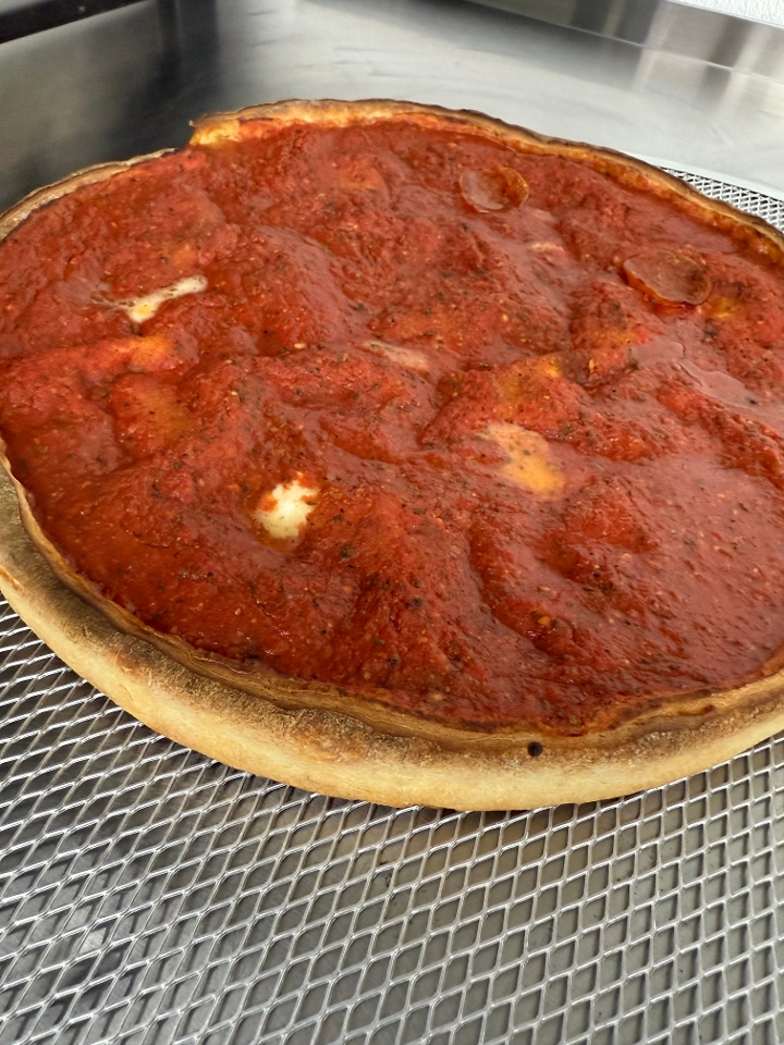 Deep Dish Pizza.