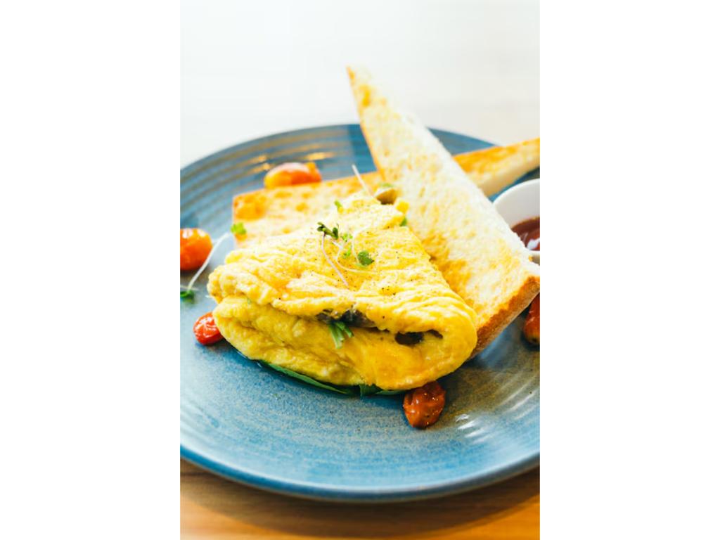 (13) Lox & Onion Omelette.