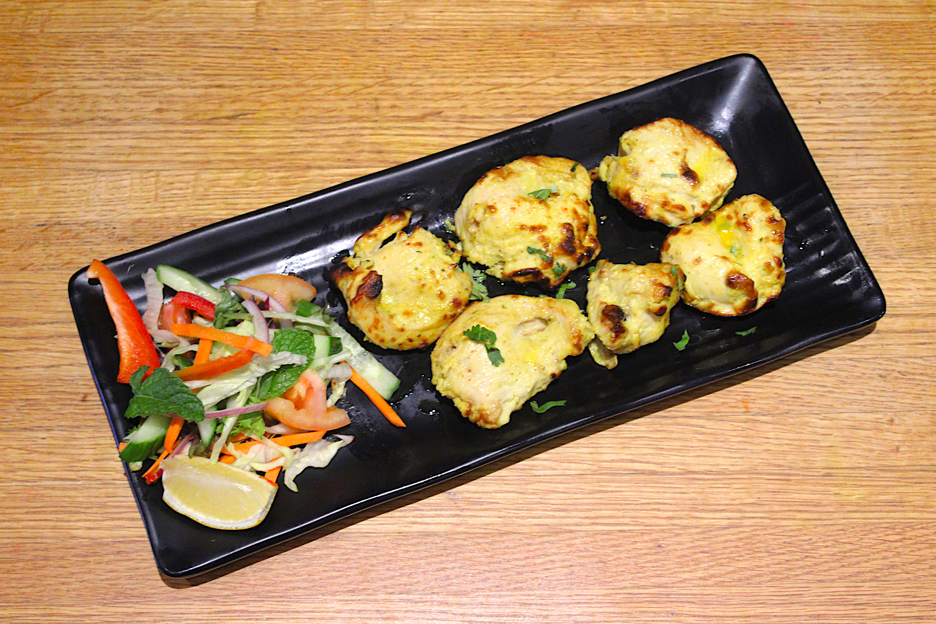 Saffron Chicken Tikka.