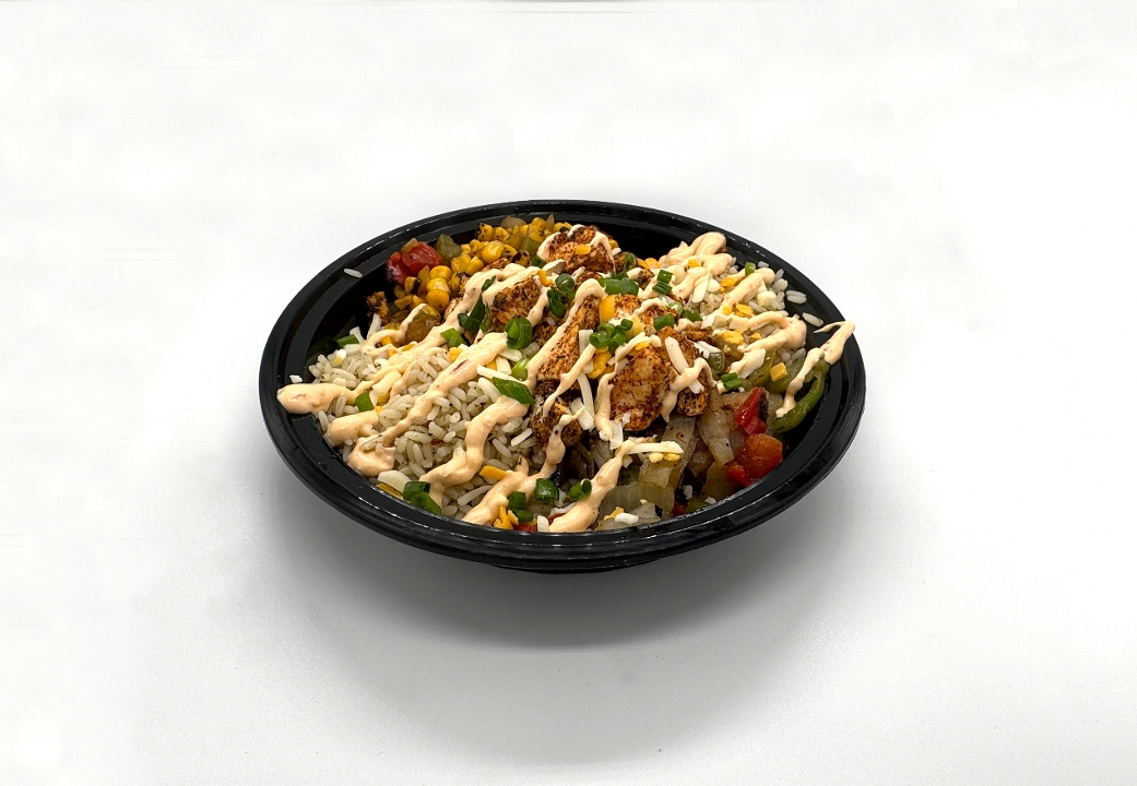 Chicken Burrito Bowl.