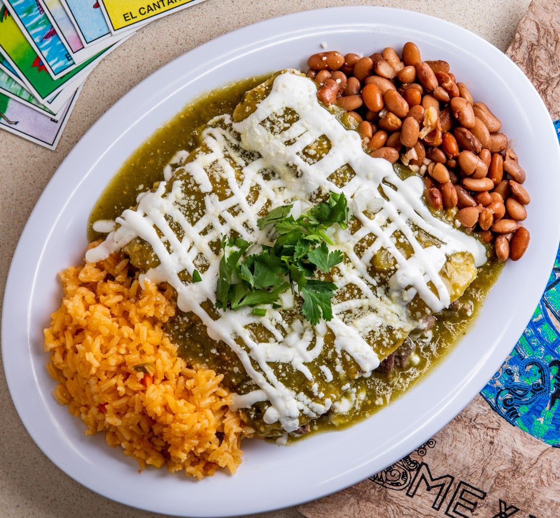 Shrimp Enchiladas.