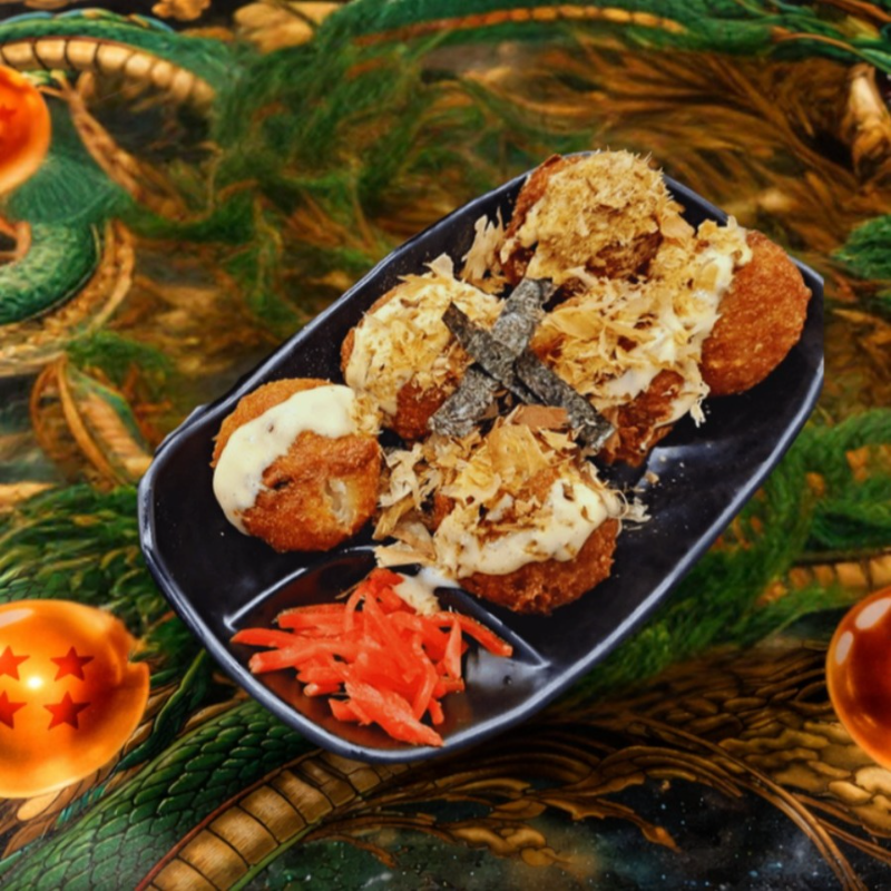Takoyaki.