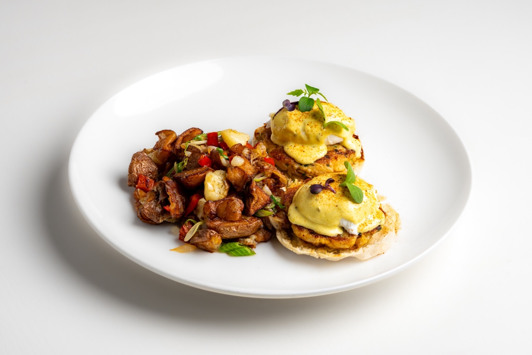 Crab Cake Benedict.
