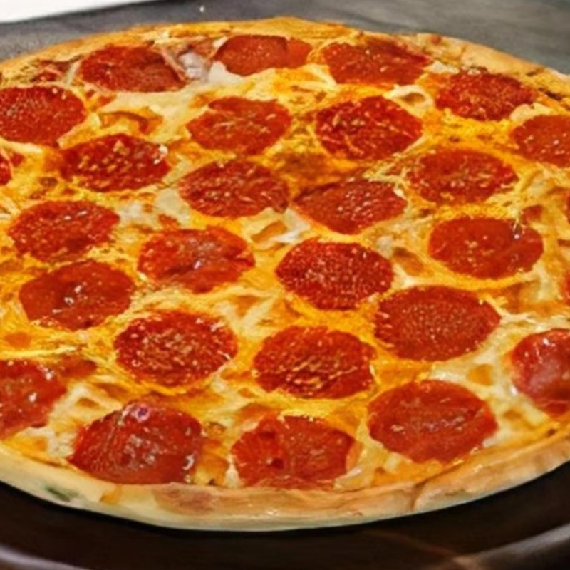 Detroit Plant-Based Pepperoni Pizza.