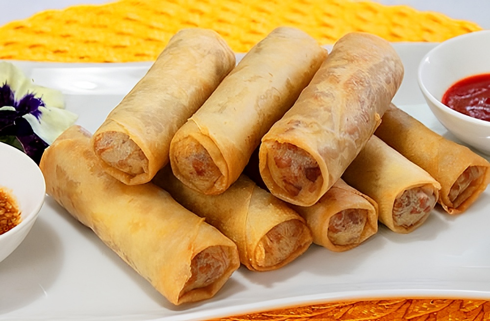 Crab Crispy Rolls.