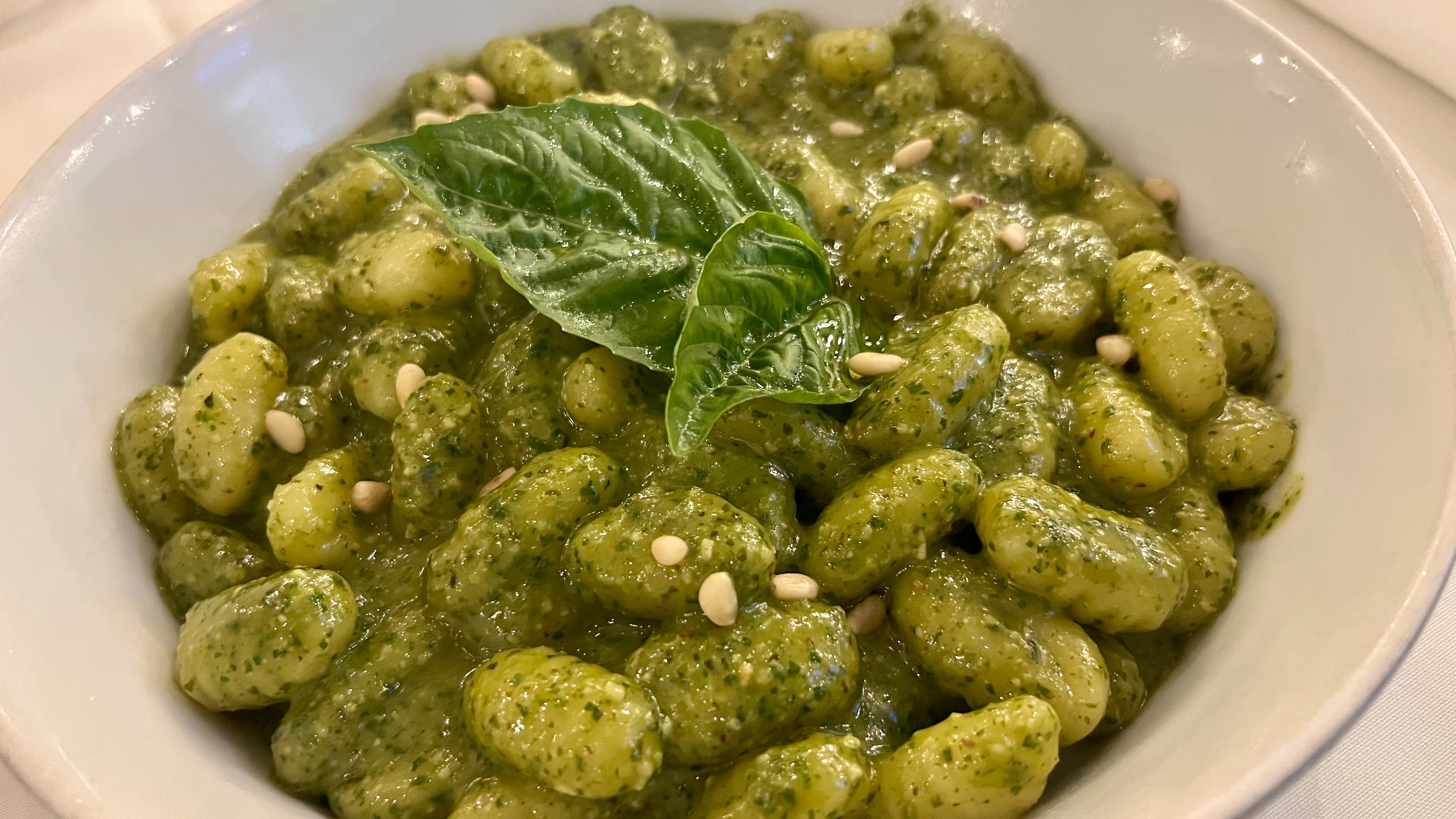 2 Vegan Gnocchi al Pesto.