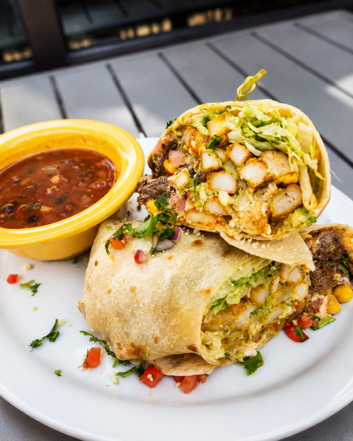 California Asada Burrito.