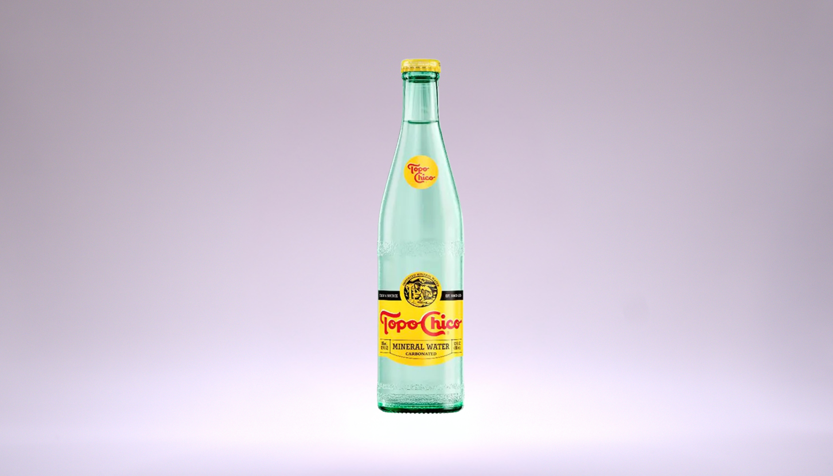Topo-Chico Mineral Water.