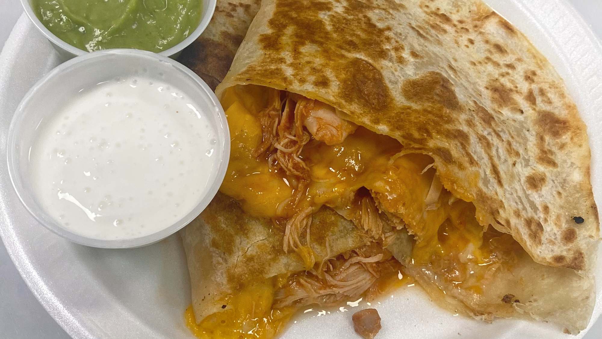 Chicken Quesadilla.