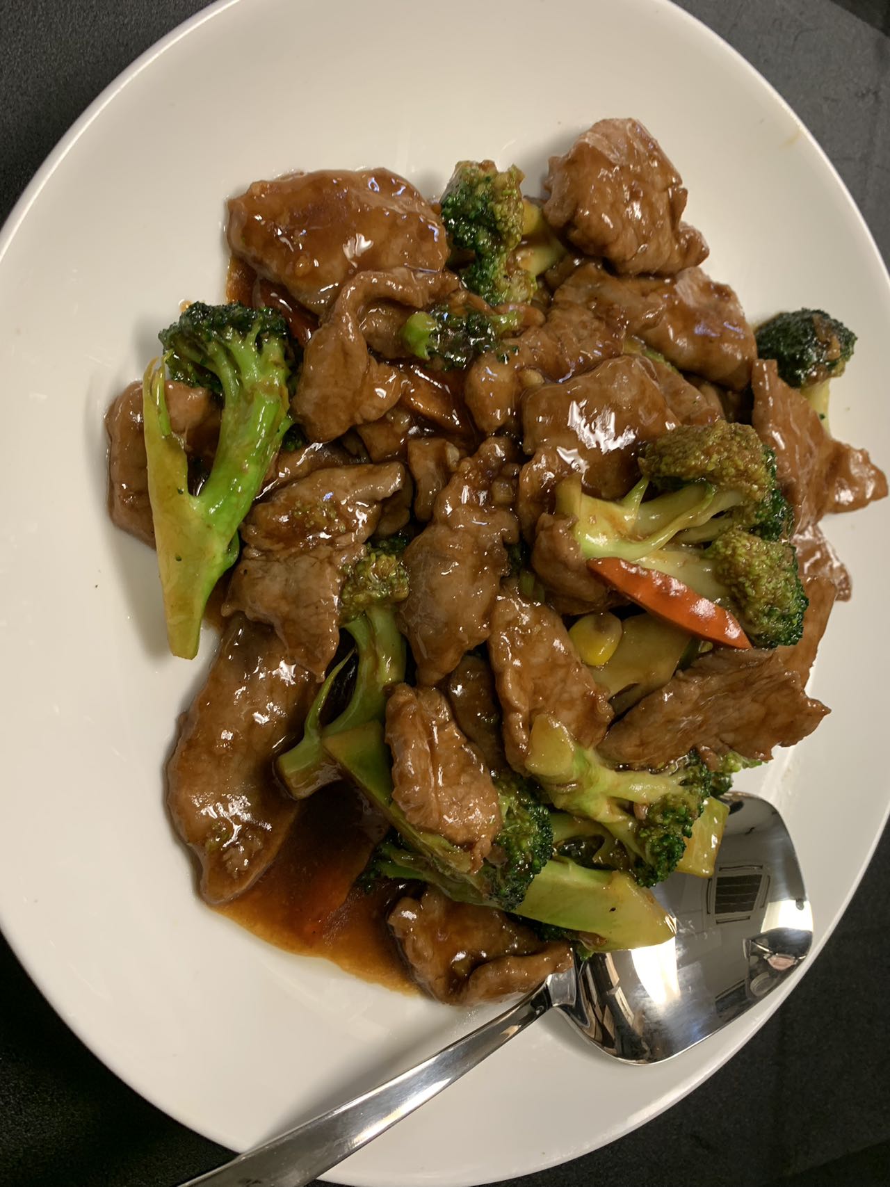 44 芥蓝牛BEEF WITH BROCCOLI.