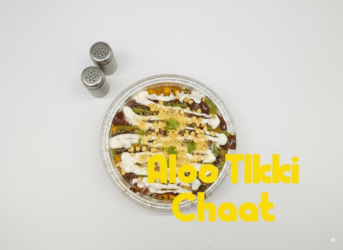 Aloo Tikki Chaat.