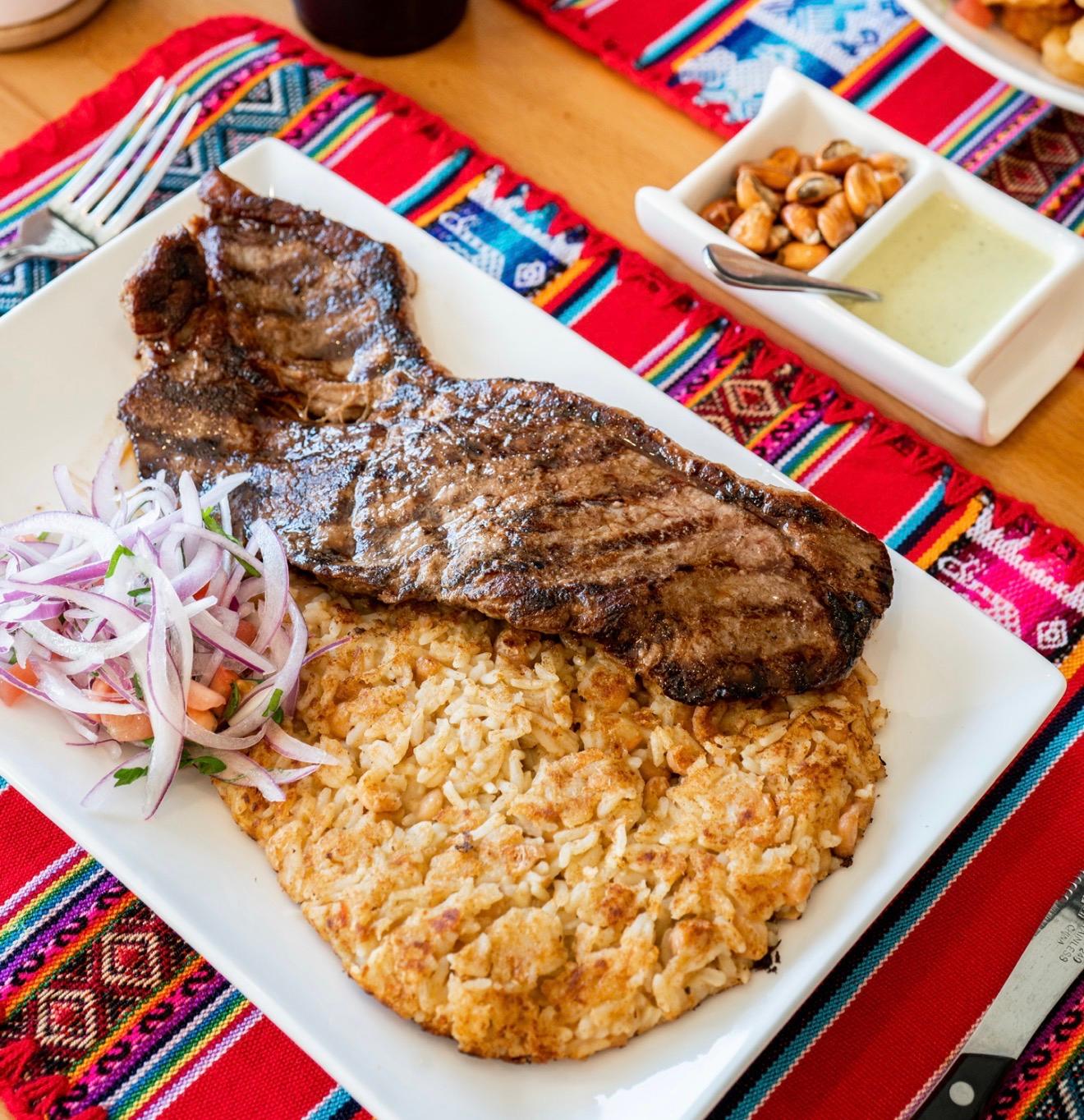 Tacu-Tacu Con Bistec.