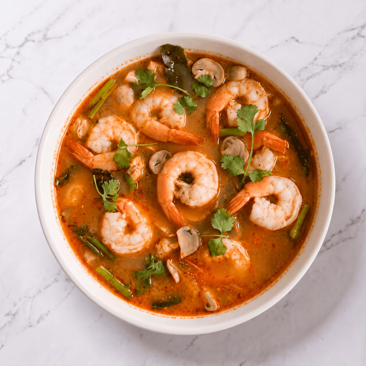 Tom Yum (Hot & Sour Soup).