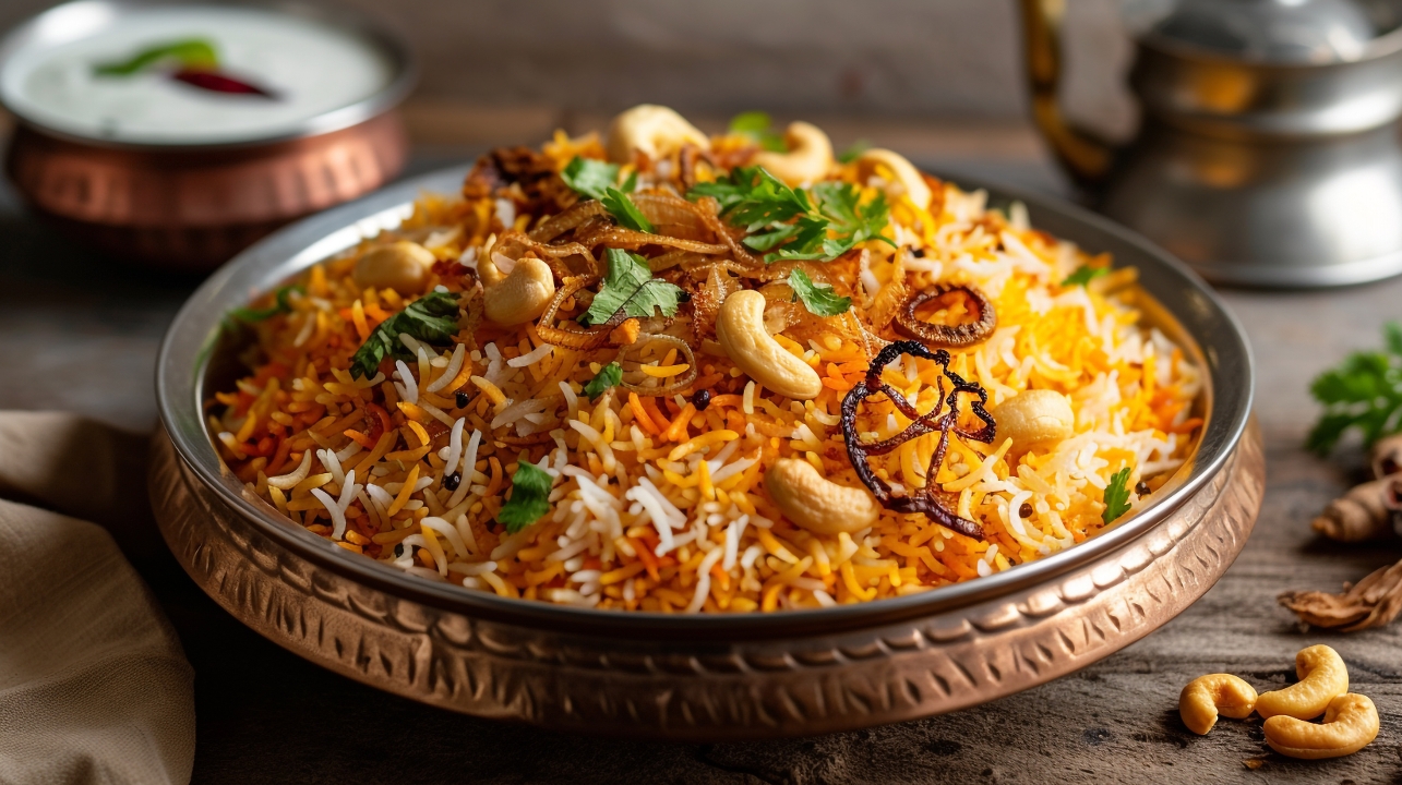 Veg Biryani.