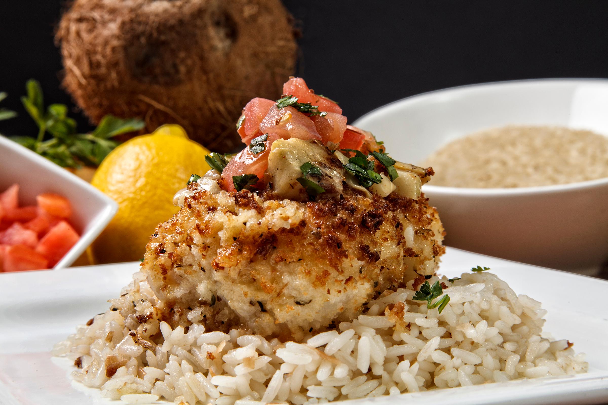 Herb Crusted Cod.