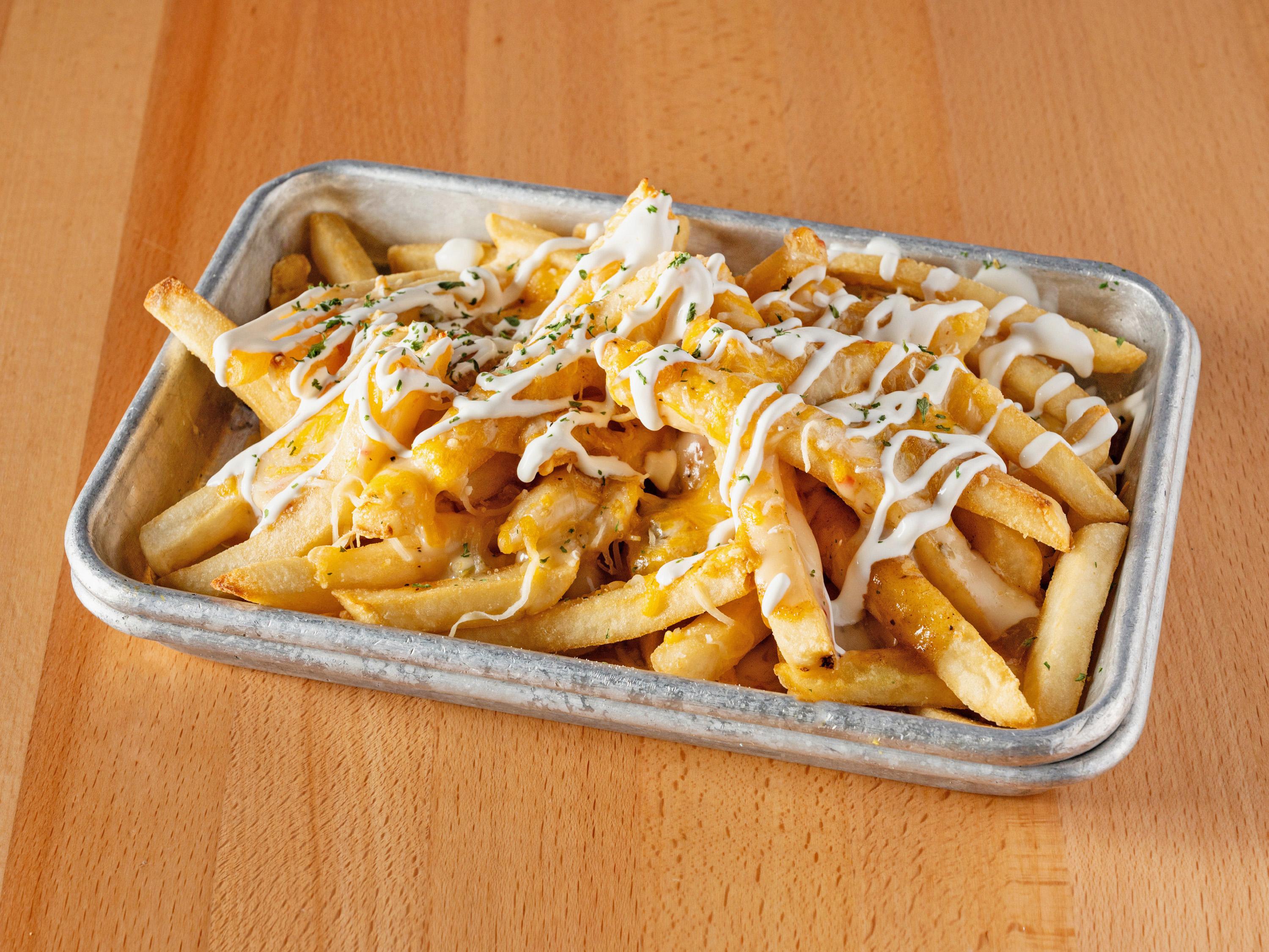 Green Chile Cheese Fries/tots.