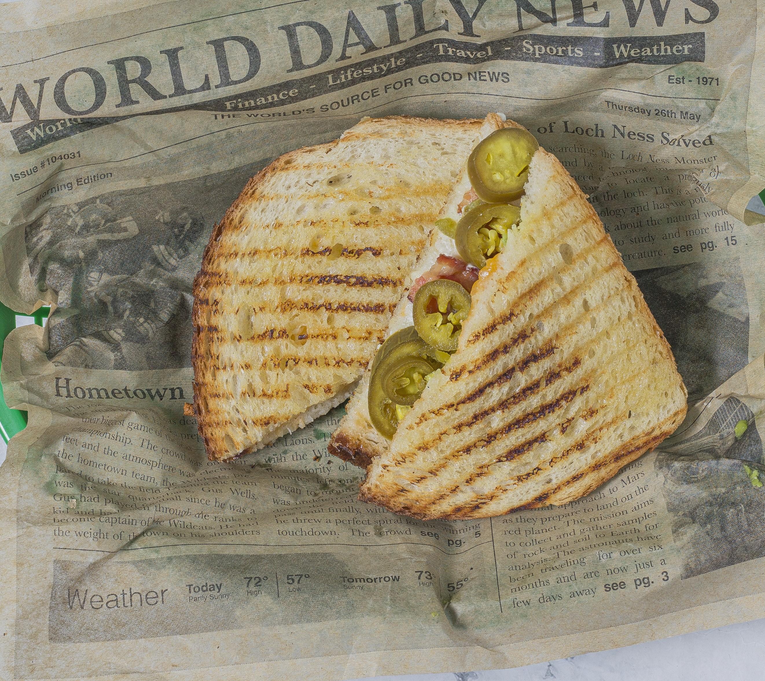 Popper Grilled Cheese.