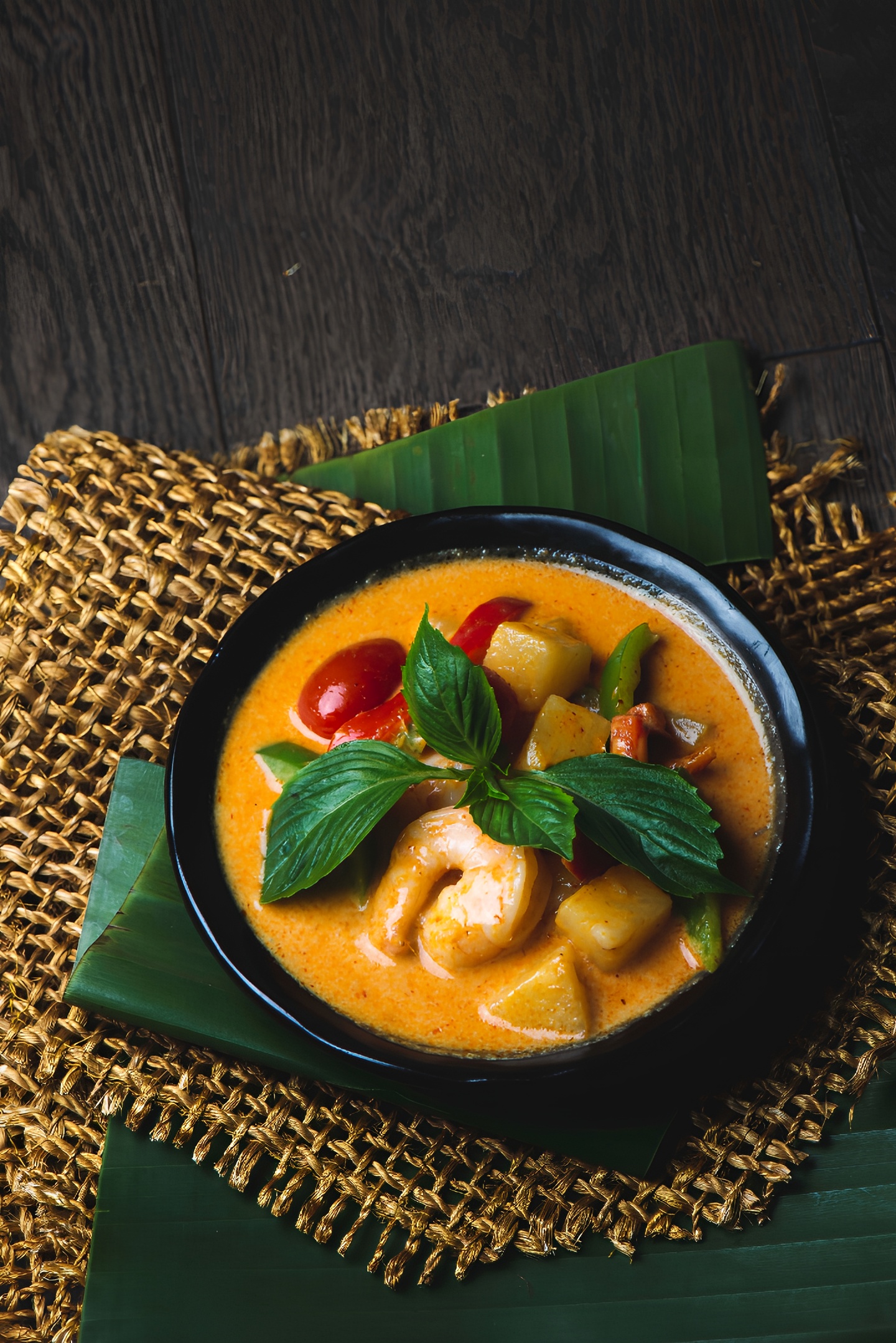 Pineapple Prawn Curry.