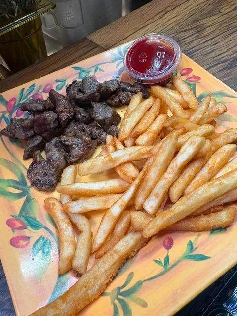 Kids Steak Tips & Fries.