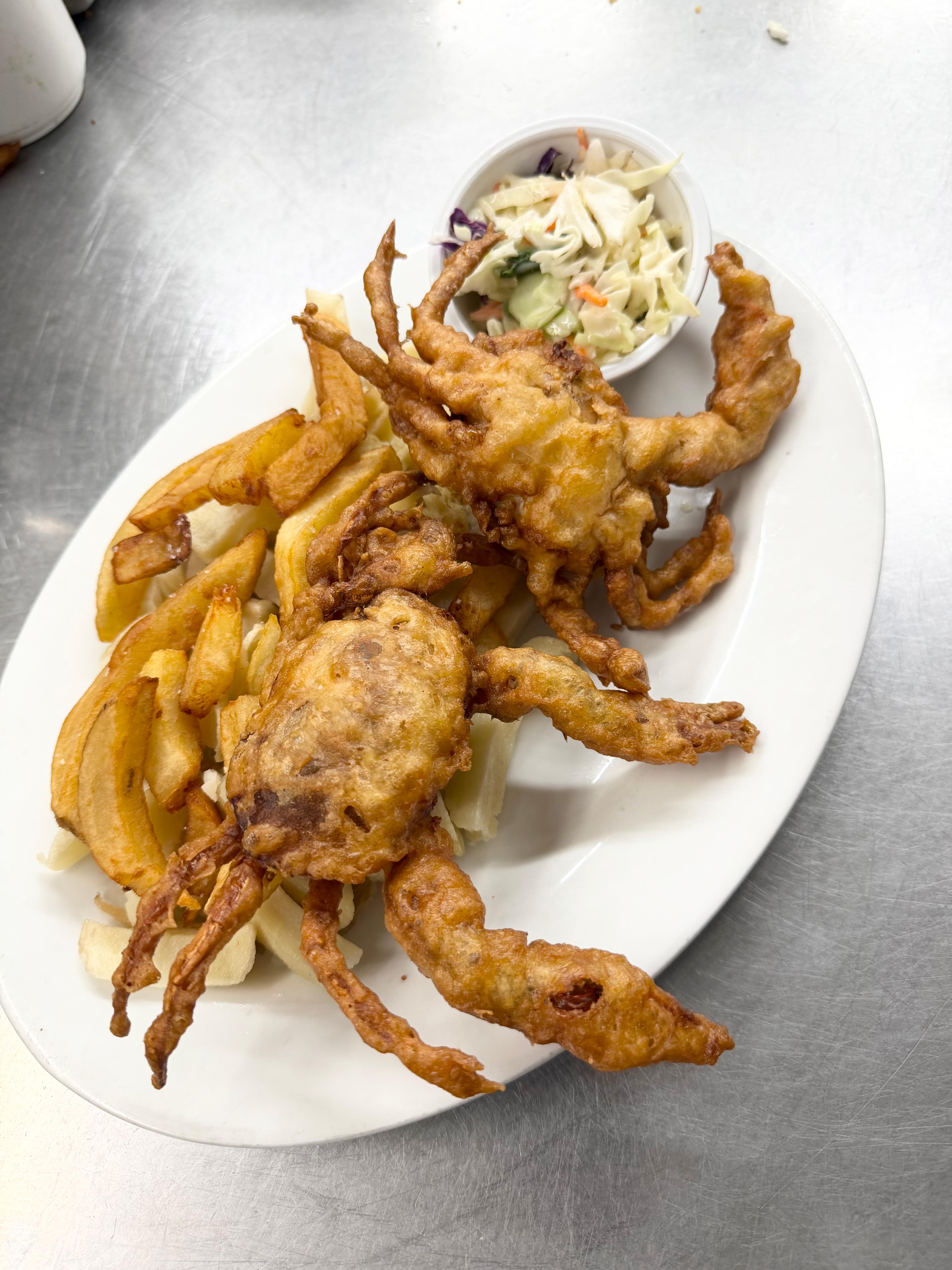 Softshell + Chips.