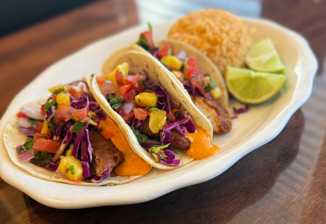Baja Fish Tacos.