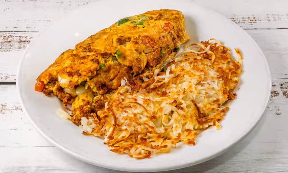 Chorizo Omelette.