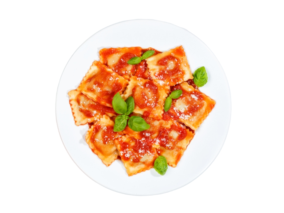 Half Meat Ravioli.