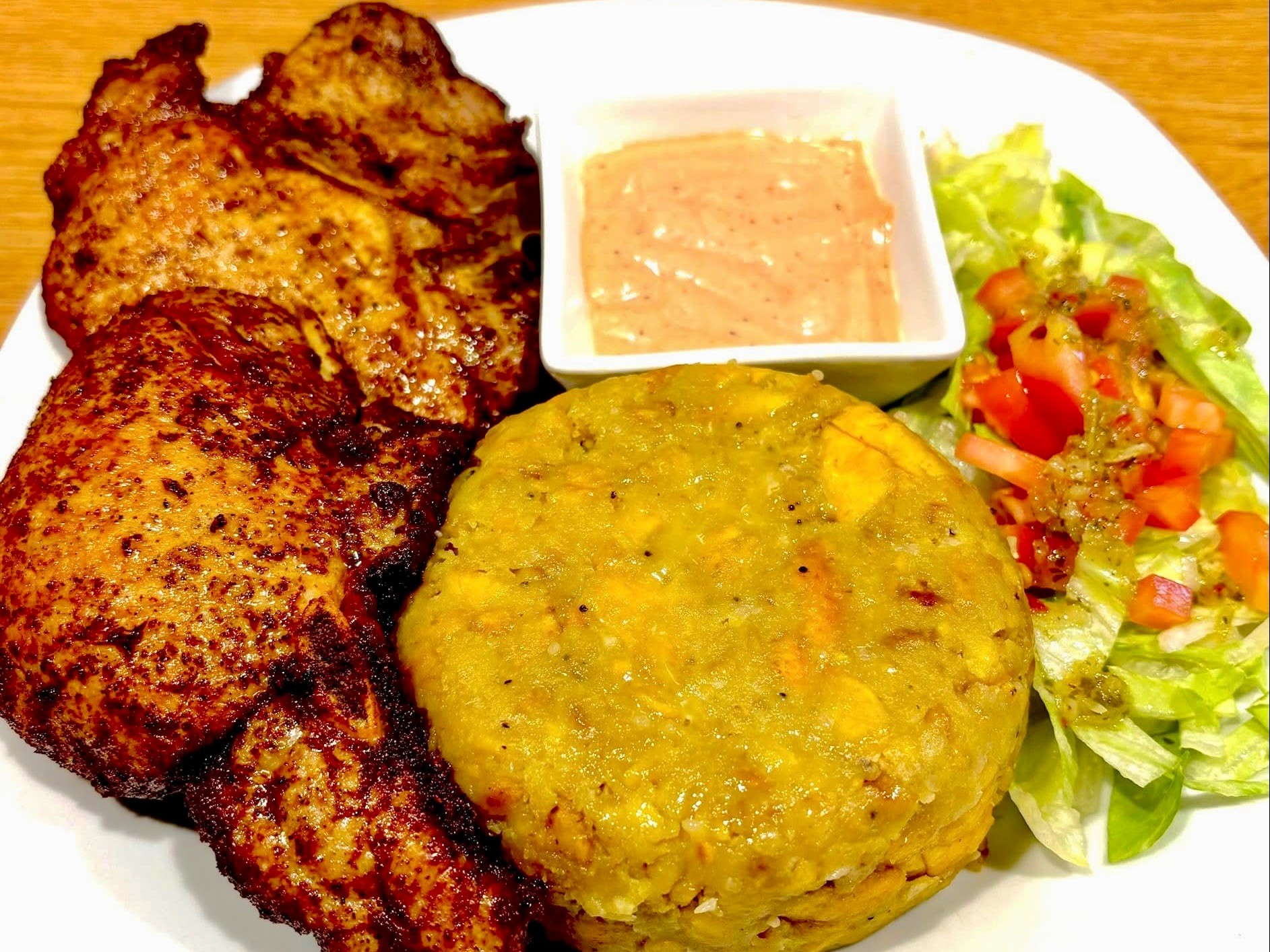 Mofongo (1) Pork Chop.