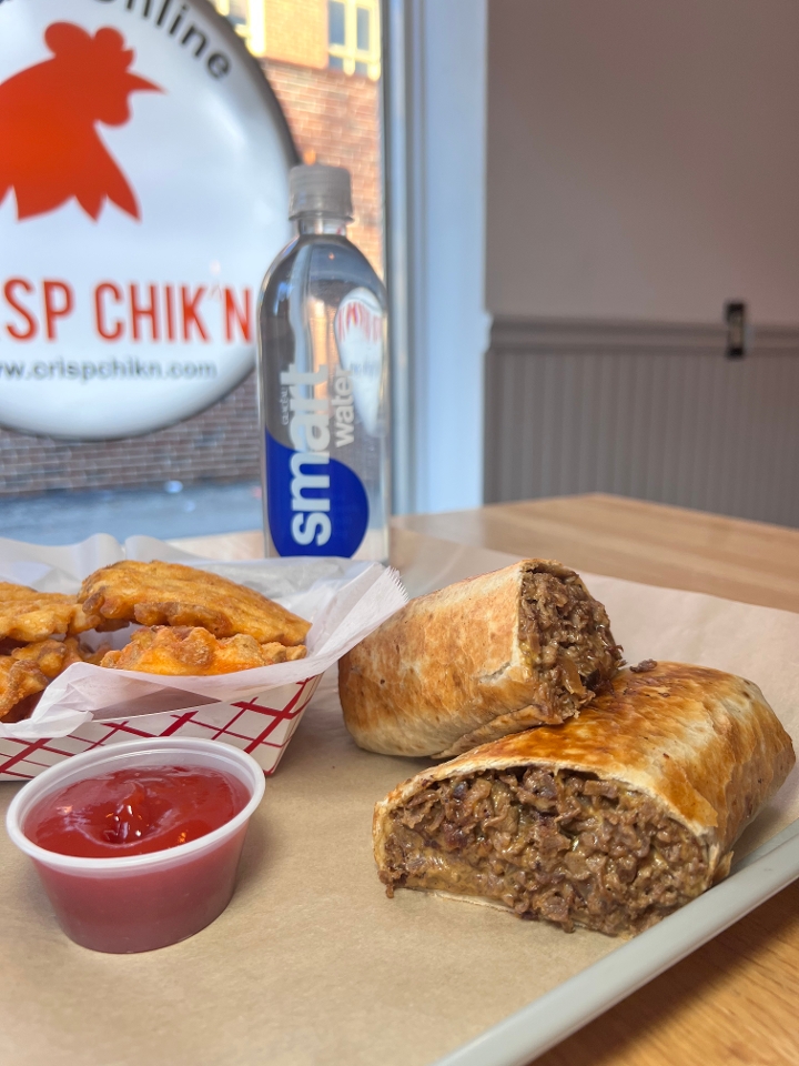 Philly Cheesesteak Toasted Wrap.