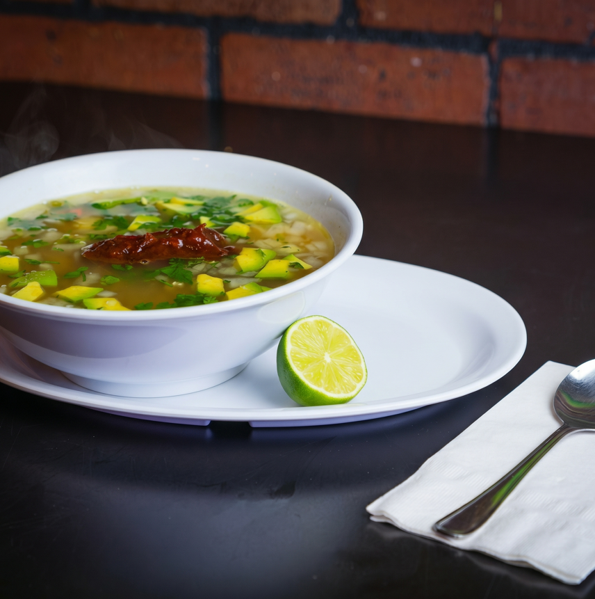 Caldo tlalpeño.