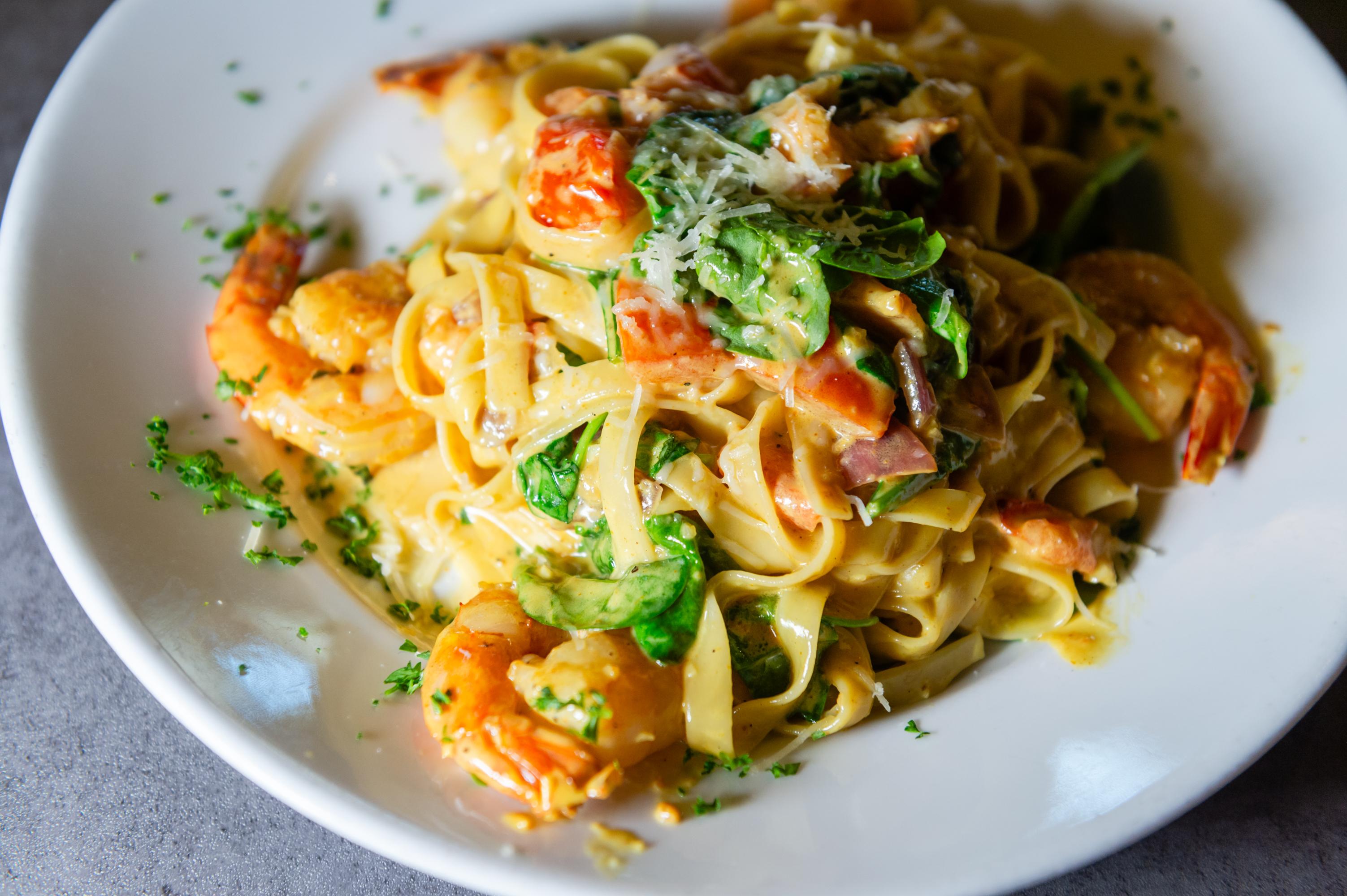 Fettucine Marco Polo.