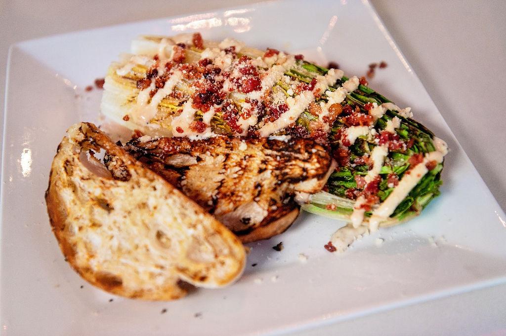 Charred Caesar Salad.