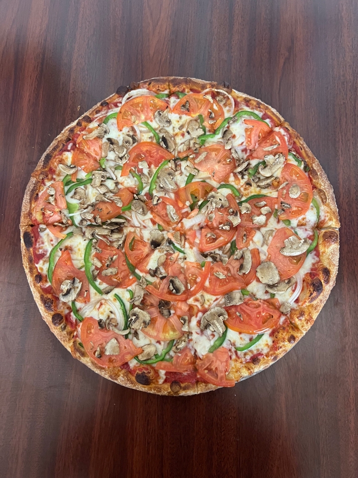 Vegetarian Delight Pizza.