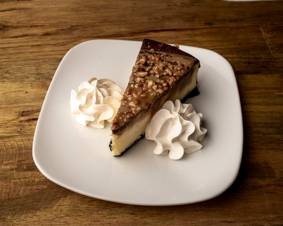 Turtle Cheesecake.
