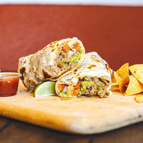 Carne Asada Burrito.