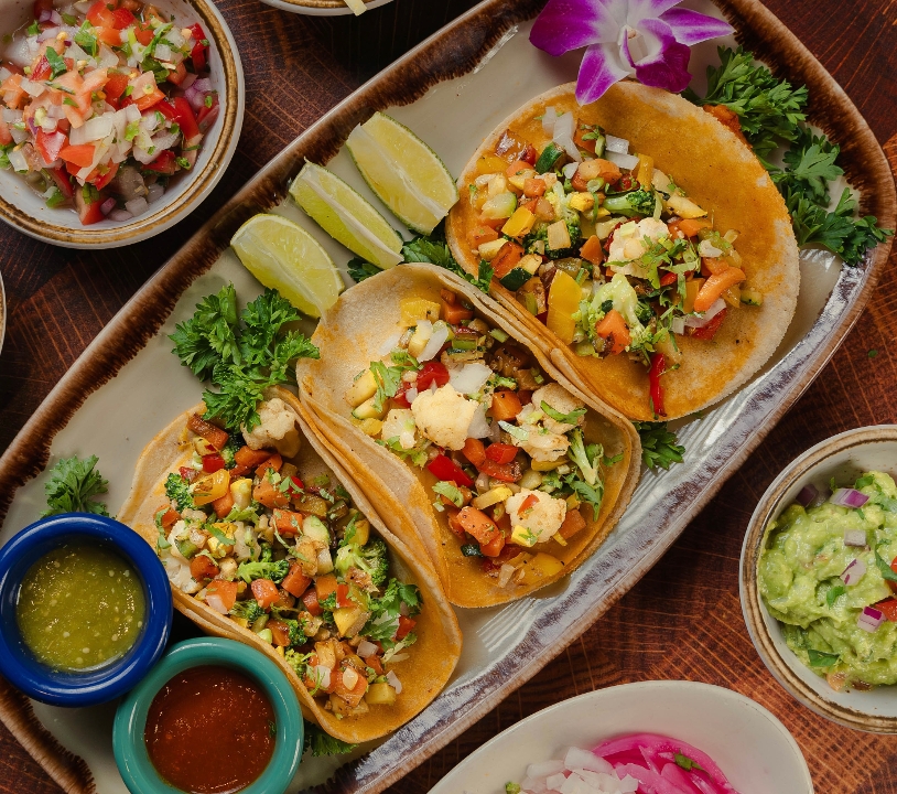 Vegetable Tacos.