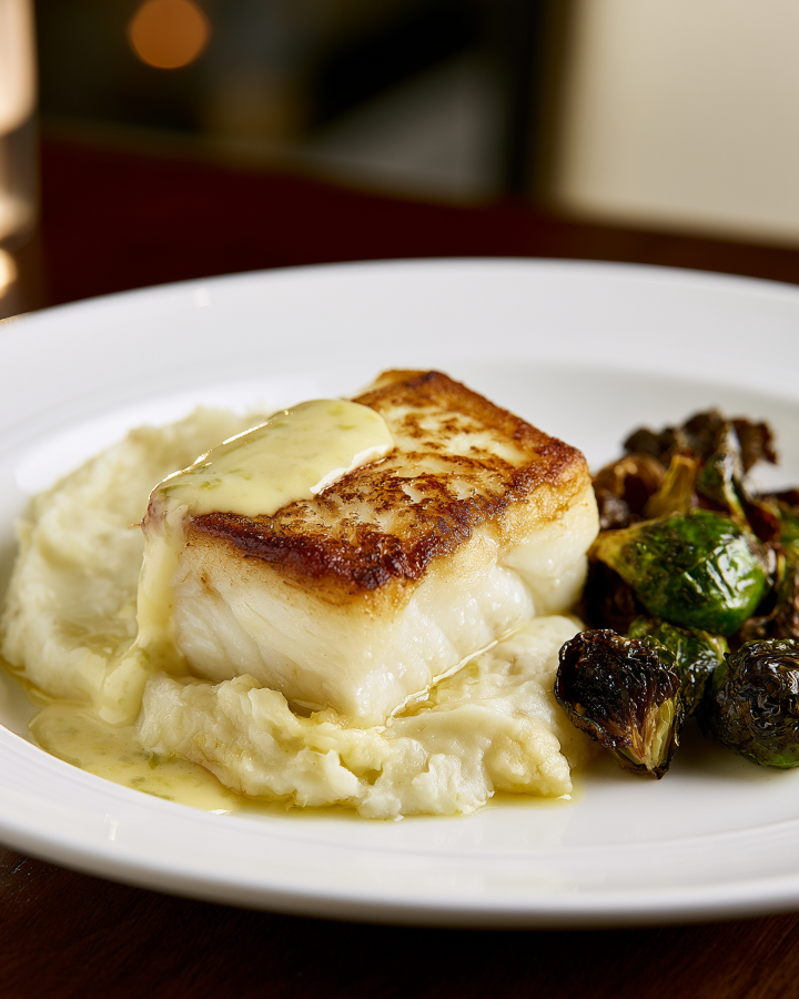 Pan-Seared Chilean Sea Bass.