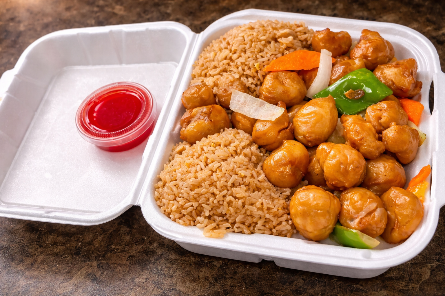 SWEET & SOUR PORK.