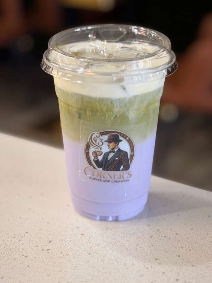 Ube Matcha Latte.