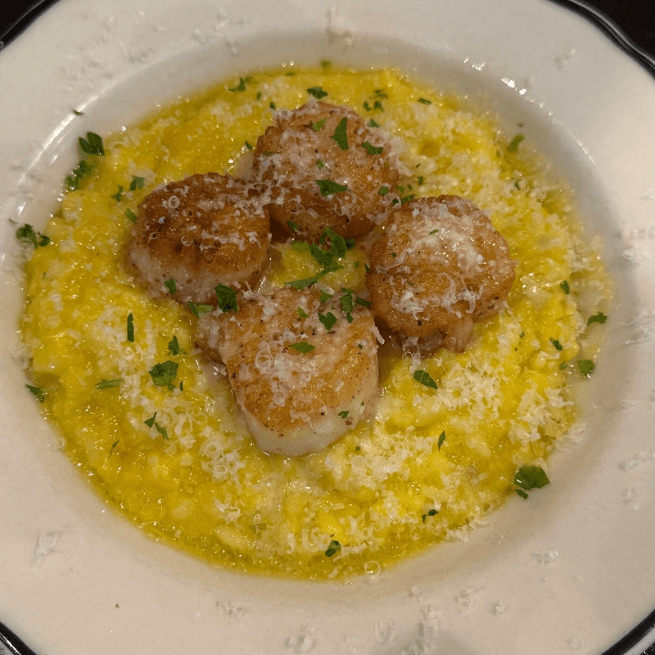 Scallops Milanese.