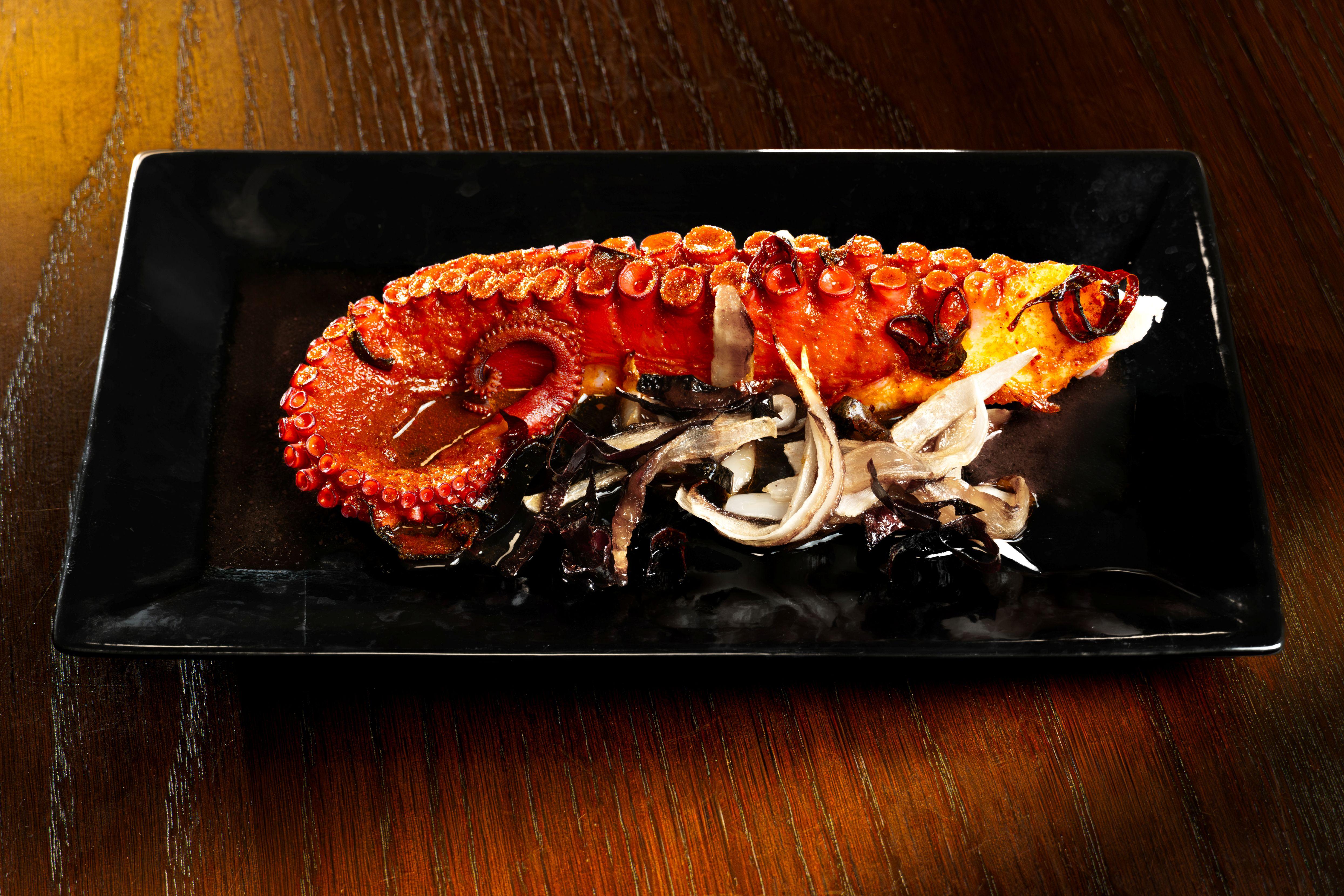 Pulpo al Tequila.