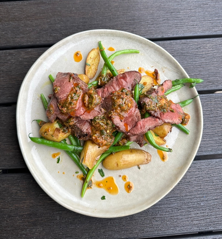 Flat Iron Steak.