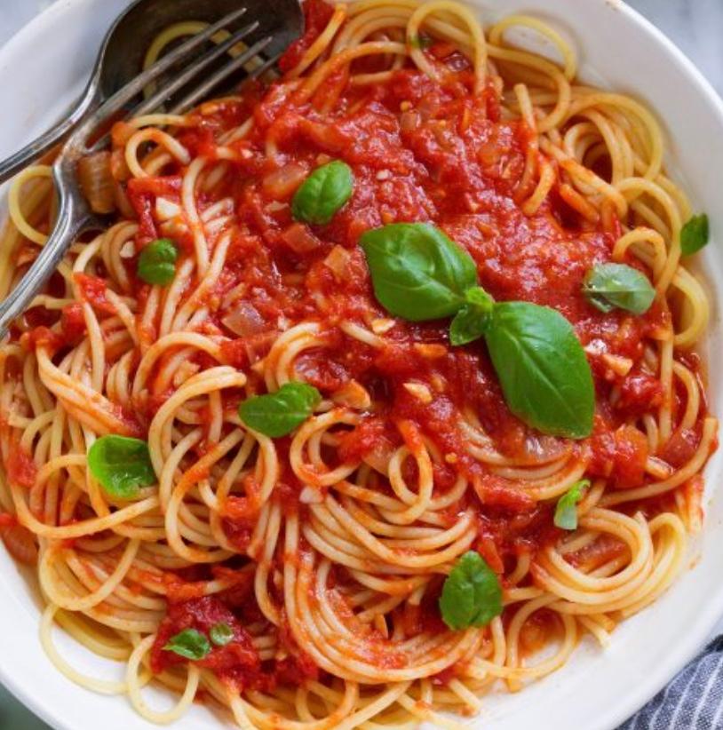 PASTA MARINARA ENTRÉE.