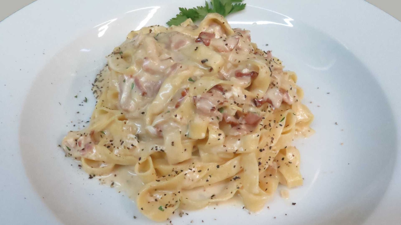 Pasta Carbonara.