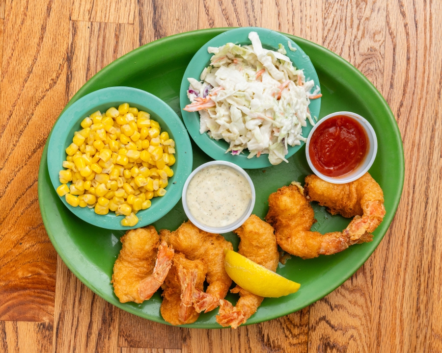 Beer Battered Shrimp.