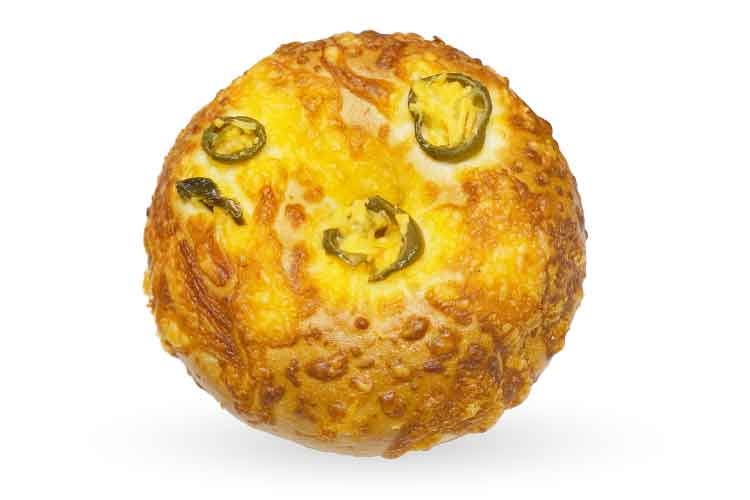 Jalapeno Cheddar Bagel.
