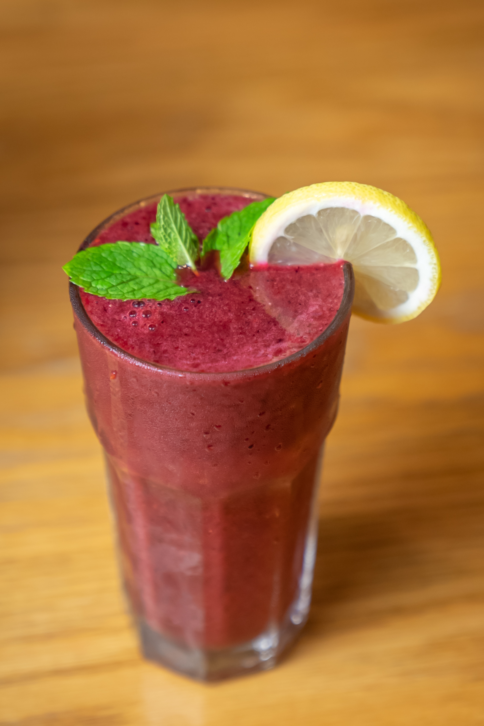 Mixed Berry Lemonade Slush.
