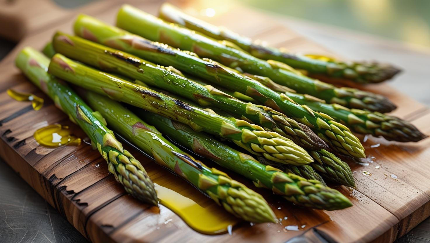 Vegan Grilled Asparagus.
