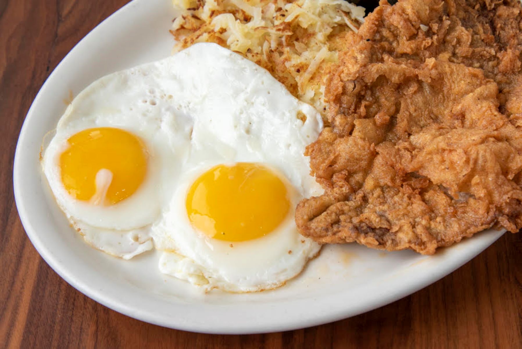 Chicken Fried Steak & Eggs.
